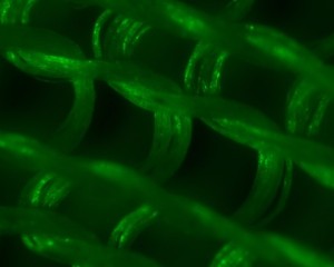 Monster Silk(TM) Woven Textile Magnified 300x